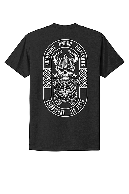 Skeleton Under Pressure Grindstone T-shirt